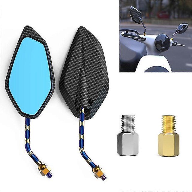 Rearview Mirror, Style:Carbon Fiber Type X Texture Carbon Fiber Type X Texture