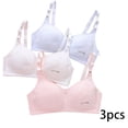 thumbnail image 2 of LYMAYTER Big Girls Bra Comfort Flex Fit Seamless for Girl Teens with Adjustable Straps, 12-15Y, 2 of 8