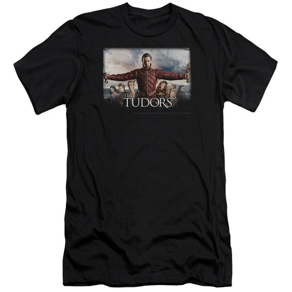 Tudors The Final Seduction Adult 30/1 T-Shirt Black