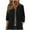 Black womens coat, variant on Usmixi Womens Winter Sherpa Coat Fuzzy Fleece Jacket for Women Open Front Zip Long Sleeve Plus Size Outerwear Casual Solid Stand Neck Fluffy Plush Coats Sherpa Coat