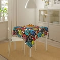 thumbnail image 4 of Wukai American Football Waterproof Tablecloth for Kitchen Dining, Fits Square Tables for 2-4 Seats -54"x54", 4 of 7