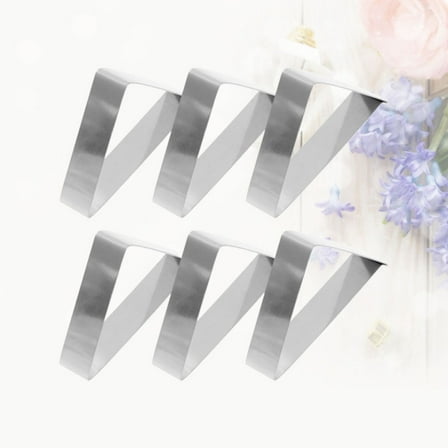 unbranded  16 Pcs Tablecloth Clip Holder Clamps Wedding Decor Clips Silver