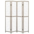 thumbnail image 3 of vidaXL Room Divider Folding Privacy Screen for Room Separation Solid Wood, 3 of 40