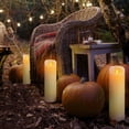 thumbnail image 2 of Mavandes Flameless 4 x14 inch Remote Timer Ivory Large LED Candles, Battery Operated Flickering Moving Wick Long Lasting Real Wax Big Tall Candles, 2 of 6