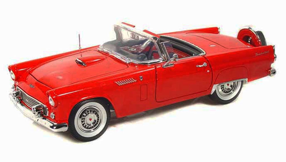 1956 Ford Thunderbird Convertible, Red - Motormax 73173 - 1/18 scale ...