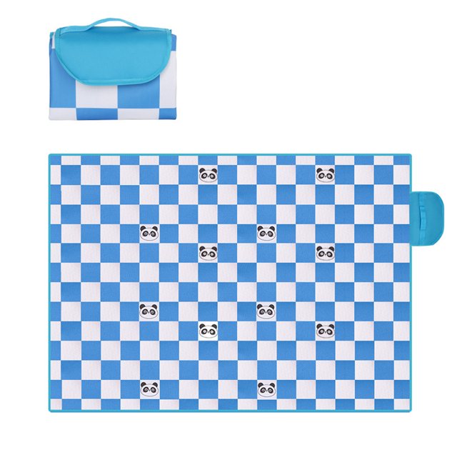 Manta de Picnic Panda, Manta de Picnic para Exteriores y Alfombra de Playa portátil a Prueba de Arena e Impermeable para Acampar, Senderismo, Festivales, 200 * 150 cm