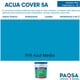 thumbnail image 2 of PINTURA VINILICA ACUA COVER COLOR AZUL MEDIO MATE ACUARIO CUBETA, 2 of 5