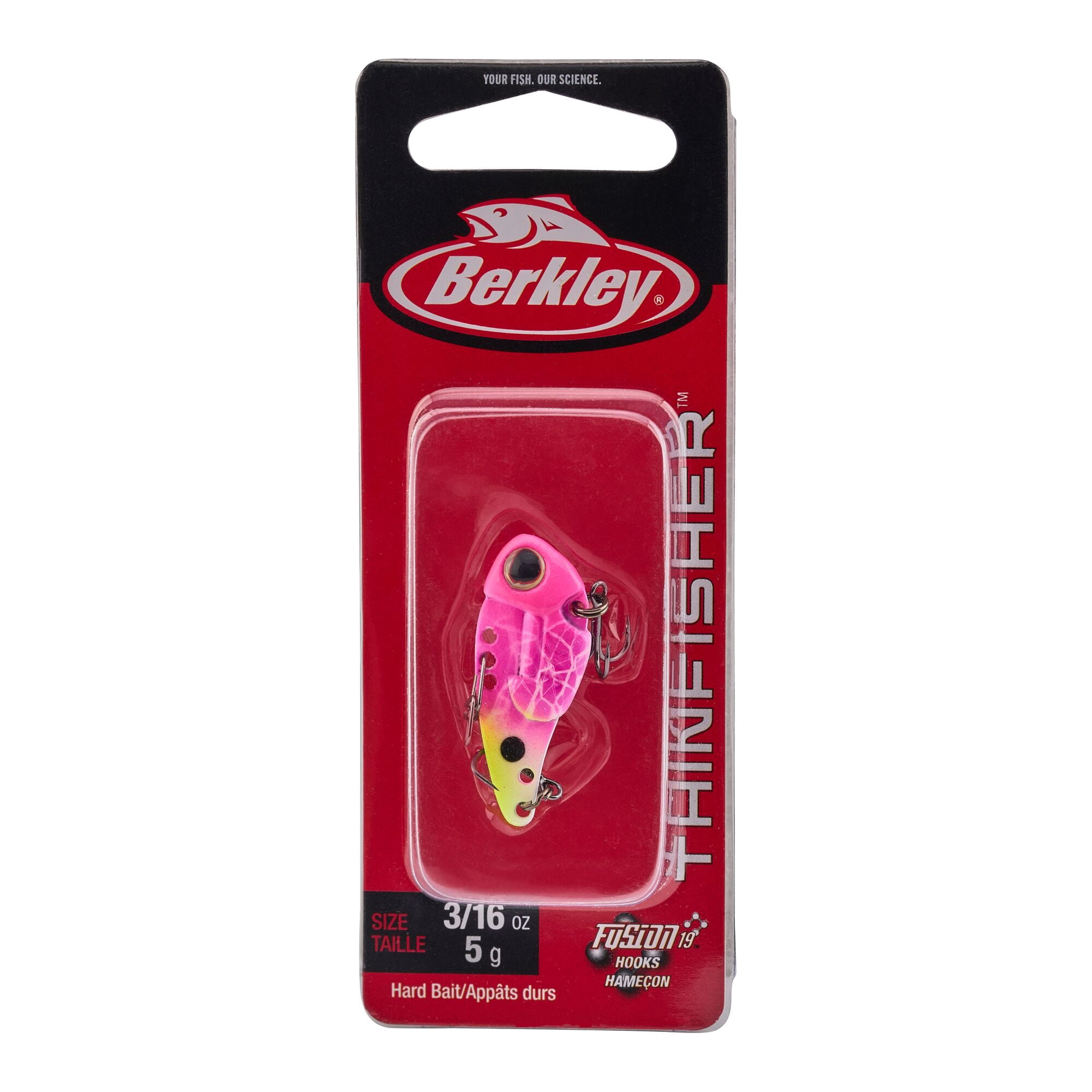 Berkley ThinFisher™, 1.5 in, Blade Baits, Rave Lemonade (1 Count)