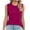 Hot Pink, variant on Fancifize Womens Casual Tank Tops Sleeveless Crew Neck Loose Fit Summer Top for Women Solid Basic T Shirts 2025 Trendy Outfits