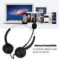 thumbnail image 4 of Función De Silencio Call Center Usb Auriculares Cancelación De Ruido Usb Call Center Auriculares Con Micrófono Scienceny EL007626-00, 4 of 6