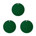 thumbnail image 2 of Kearding Pot Mat Resistente al calor Mantel individual Soporte antiescaldado Cojín de Reutilizable Verde oscuro 3Conjunto, 2 of 6