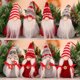 thumbnail image 2 of Muñeco sin rostro de punto de Gnomo de Navidad, muñeco hecho a mano, decoración de elfo de Navidad sueco, regalos de Año Nuevo, decoración de Navidad para el hogar, 2 of 4