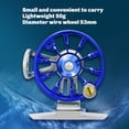 thumbnail image 3 of Metal Right Hand Flying Ice Fishing Reel Rock Fishing Hand Rod Front Wheel with One Click Release Switch, 3 of 6