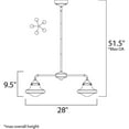 thumbnail image 4 of Maxim Lighting - LED Chandelier - Down Light Chandelier - New School-33W 5 LED, 4 of 5
