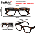 thumbnail image 4 of Lentes de Lectura B+D Big Bold Readers, 4 of 8