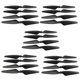 thumbnail image 2 of 20 / Paquete Props de Hélices para - Repuestos de Cuchillas de Rotor de Cuadricóptero RC para Piezas de Reparación Bugs - CW Y CCW Negro CUTICAT Hélice de avión RC, 2 of 8