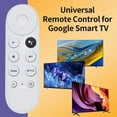 thumbnail image 2 of Voice Remote for Google Chromecast 4K Snow - Easy Control of Your Streaming Media Player (Remote Control Only) (white), 2 of 6