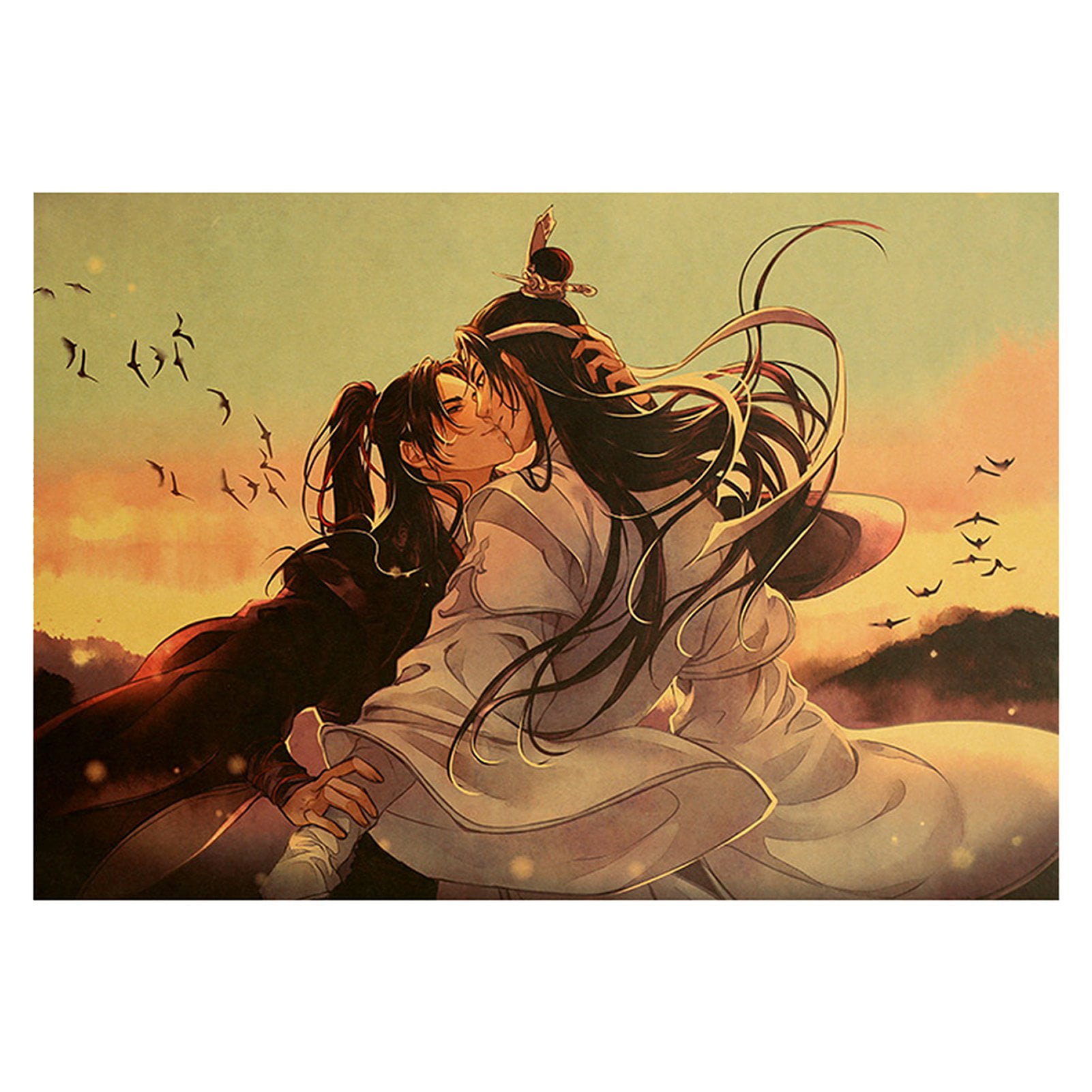 DraggmePartty Anime Mo Dao Zu Shi Poster Figure Wall Art Painting