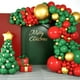 thumbnail image 1 of Kit de arco de guirnalda de globos navideños de 200 piezas, globo de látex rojo, verde, metálico, dorado y blanco para decoraciones de fiestas de Navidad, festivales, cumpleaños y empresas, 1 of 1