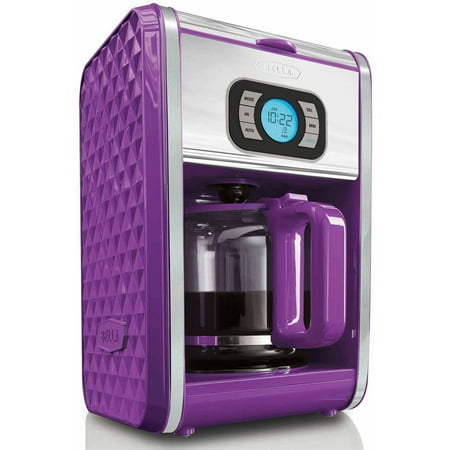 Bella Diamonds Programmable Coffeemaker Purple Bella Diamonds Programmable Coffeemaker Purple