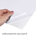 thumbnail image 3 of Rollos de lámina de vinilo Uxcell de 11.8 x 3.3 pies autoadhesivos para manualidades en blanco, 3 of 4