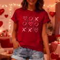 thumbnail image 4 of BLVB Valentines Day Shirts for Women Cute Love Heart Shirts Graphic Tee Tops Crewneck Short Sleeve Tshirt Valentines Gifts for Her, 4 of 6