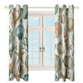 thumbnail image 3 of Beach Seashell Starfish Window Curtains for Bedroom Colorful Printed Window Drapes Blackout Thermal Insulated Grommet Window Treatment 2 Panels Set, 3 of 5