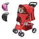 thumbnail image 1 of Carriola Plegable Mascotas Perros Gatos Pet Houzer  Rojo, 1 of 9