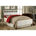 thumbnail image 2 of Furniture of America  Nols Modern 2-Piece Metal Headboard and Footboard Set Black/Chrome Full, 2 of 5