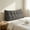 Black, variant on Wedge Headboard Bolster Pillow for Sitting in Bed Adults, Triangle Backrest Support Cushion for Bed Dorm Daybed, Long Reading Pillow for Comfortable Back Support Positioning (White, 31.50x19.69 Inch)