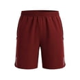 thumbnail image 4 of Mceream Mens Shorts Casual Drawstring Elastic Waist Hiking Shorts with Zipper Pockets Side Split Athletic Running Shorts Gym Workout Shorts Casual Summer Beach Lounge Short Wine L, 4 of 7