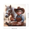 thumbnail image 2 of Kit de pintura por números Wdftyju sobre lienzo arte al óleo imagen de caballo 40x40cm, 2 of 9