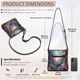 thumbnail image 7 of Kuiaobaty Axolotl Sea Coral Print Crossbody Bag for Women Trendy, Roomy Multi Pockets Leather Messenger Handbag with Adjustable Strap, Lightweight Hobo Purse Crossbody for Travel, 7 of 7