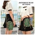 thumbnail image 6 of FORMRS Crossbody Bag for Women Quilted Travel Shoulder Cell Phone Purse with Chain Strap Handbag, Christmas Tree, 6 of 7