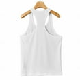 thumbnail image 6 of Busydd Tank Tops Men Casual Sleeveless Solid Color Mens Workout Shirts Breathable Summer Round Neck Mens Undershirts S, 6 of 6