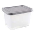 thumbnail image 2 of 5x Caja de almacenamiento de , contenedores de ahorro con tapa y colador, contenedor de almacenamiento de alimentos sellado transparente 5 piezas, 2 of 8