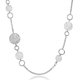 thumbnail image 4 of Qarigey Colgante Suéter Collar Collares brillantes Moda Joyería delicada Vestirse Discoteca Fiesta Trabajo diario Ropa, zapatos y accesorios Miscelánea Blanco Qarigey AP015215-02, 4 of 6