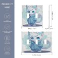 thumbnail image 3 of Switch Panel 4.48x4.56In Switch Plate Wall Panel Living Room Kitchen Bedroom Study Switch Panel Stylish Decoration Cartoon Beautiful Blue Cat, 3 of 8