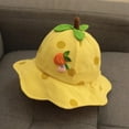 thumbnail image 2 of iHPH7 Kids Camping Hat Kids Sun Hats with Uv Protection Fishing Bucket Hat Summer Hats for Kids Bucket Hat with Strings, Yellow One Size, 2 of 3