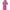 Hot Pink, variant on Women Mid Length Robes Kimono Bathrobe Lightweight Soft Sleepwear V-neck Casual Ladies Loungewear Nightgown