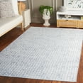 thumbnail image 3 of SAFAVIEH Malibu Lorraine Distressed Polyester Machine Washable Area Rug, Grey/Blue, 4' x 6', 3 of 13