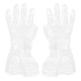 thumbnail image 1 of 2 guantes de encaje para boda con flores para niños, elegantes guantes de tul, suministros florales para boda para niños., 1 of 6