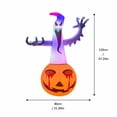 thumbnail image 3 of Halloween Decorations Ghost Inflatable Hanging Decoration, Halloween Indoor Outdoor Ghost Ornament, Porch Yard Decor, Holiday Party Display Accent, 3 of 4