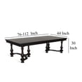 thumbnail image 5 of Elon Extendable Dining Table-76-112 Inch Top-6 Turned Legs-Black, 5 of 6