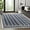 Charcoal, variant on Abani Nuevo Collection Mid Century Modern Cream Diamond Framed 4' x 6' Area Rug