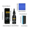 thumbnail image 3 of Car Scratch Repair Kit, 100ml Polish & Coating, Fine Scratch Remover, Includes Sandpaper & Sponge, Paint Restorer, for All Vehicle Colors, 3 of 9