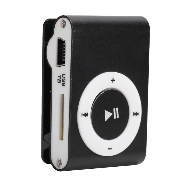 MP3 Music Player Set, Portable Digital Music Media Player MiniMP3 BackClip with Earphone and USB Cable