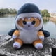 thumbnail image 5 of Peluche de tiburón gato de 8.6 pulgadas, suave y esponjoso, ideal como regalo de cumpleaños para niños y adultos (azul y dorado)., 5 of 5
