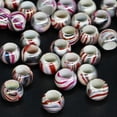 thumbnail image 2 of 50 Piezas 7mm Agujero Acrílico Redondos Pelo  DIY Pelo Cabello rojo Yuyangstore  Anillos de pelo trenzado, 2 of 8