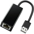 thumbnail image 1 of Adaptateur Ethernet USB 2.0 vers 10 100 Réseau RJ45 LAN Filaire Compatible avec Nintendo Switch Wii Wii U MacBook Chromebook Windows Mac OS Surface Linux ASIX AX88772A Chipset, 1 of 7